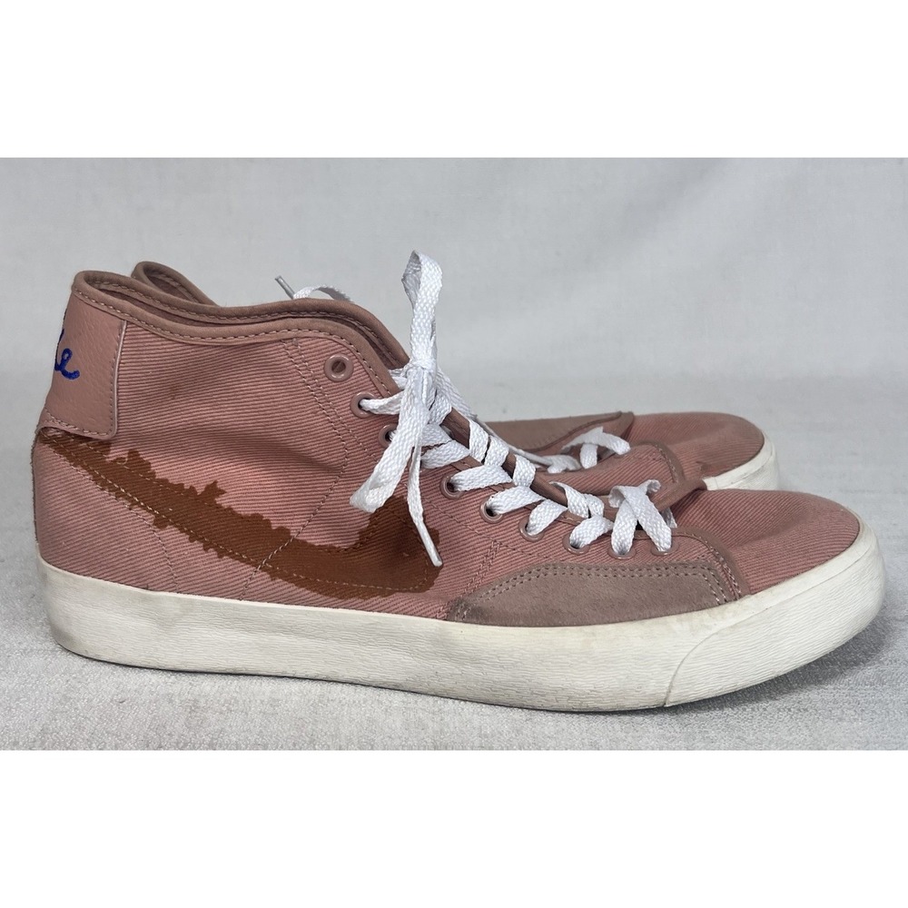 Nike Blazer Court Premium SB Mid Rose Whisper Burnt Sienna Men's Size 9